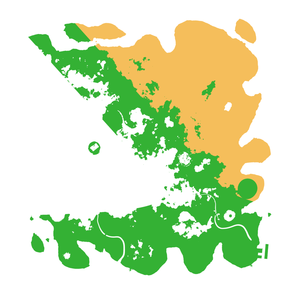 Biome Rust Map: Procedural Map, Size: 4000, Seed: 1446811675