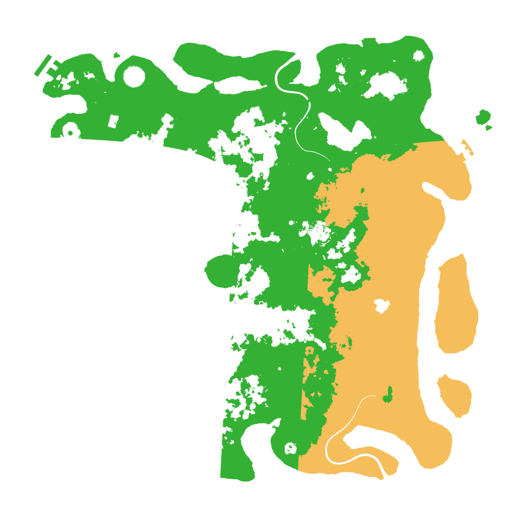 Biome Rust Map: Procedural Map, Size: 4250, Seed: 218277722