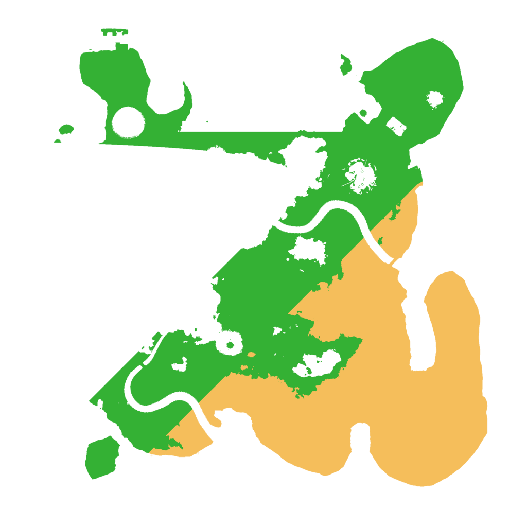 Biome Rust Map: Procedural Map, Size: 3000, Seed: 82421