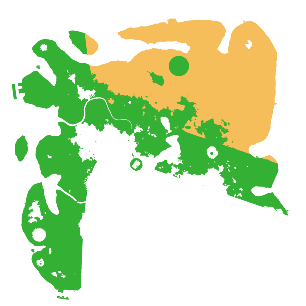 Biome Rust Map: Procedural Map, Size: 4000, Seed: 1708747774