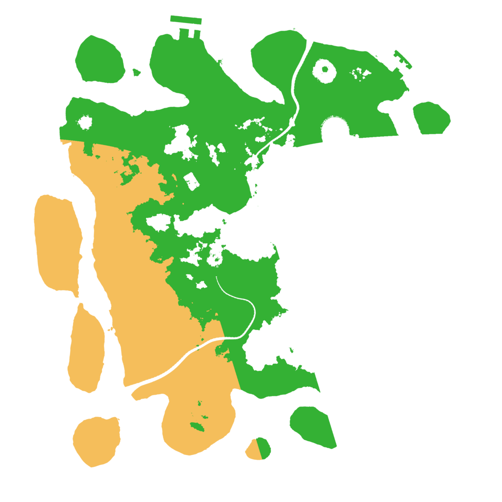 Biome Rust Map: Procedural Map, Size: 3250, Seed: 783599965