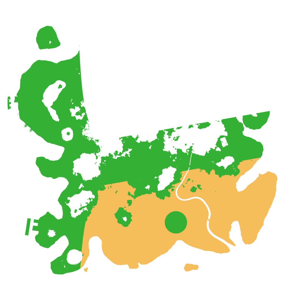 Biome Rust Map: Procedural Map, Size: 3500, Seed: 1009179487