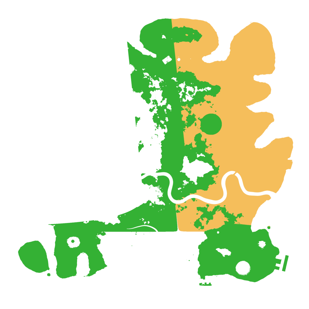 Biome Rust Map: Procedural Map, Size: 3850, Seed: 35010021