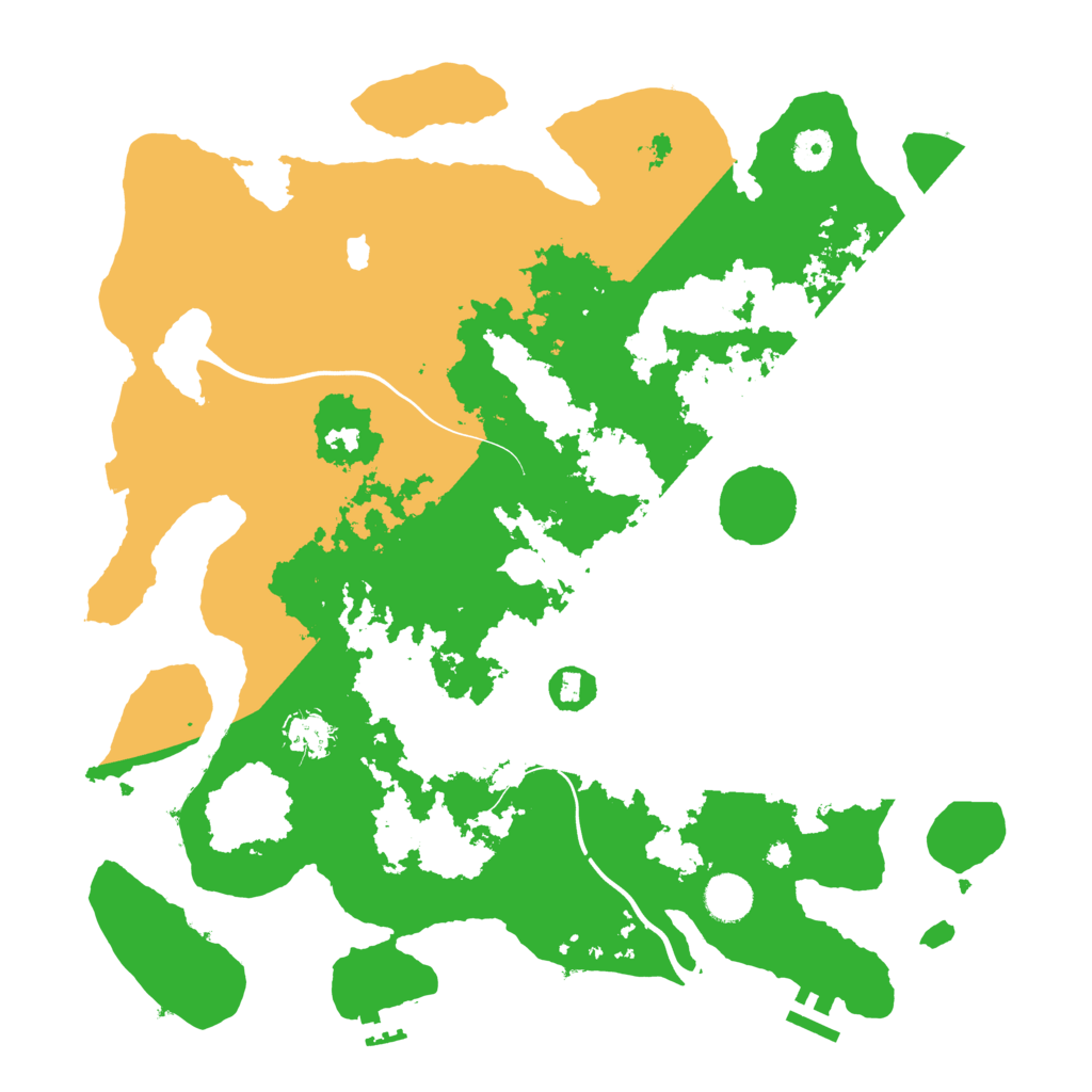 Biome Rust Map: Procedural Map, Size: 4000, Seed: 1101079470