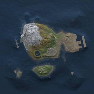 Thumbnail Rust Map: Procedural Map, Size: 1700, Seed: 1687082680, 4 Monuments