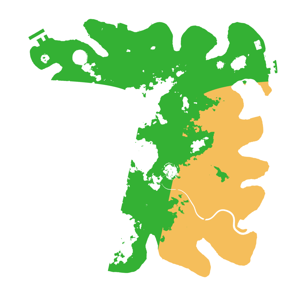 Biome Rust Map: Procedural Map, Size: 3500, Seed: 235768