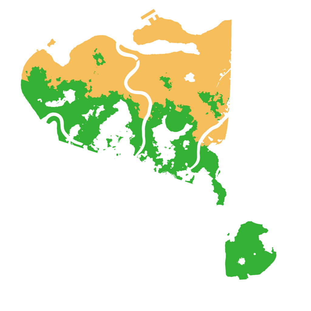 Biome Rust Map: Procedural Map, Size: 4000, Seed: 114899625