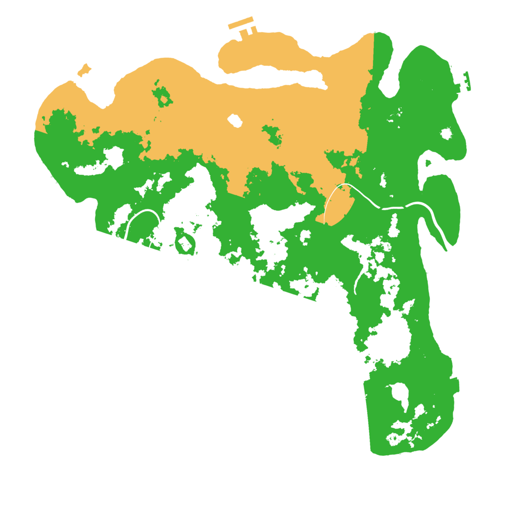 Biome Rust Map: Procedural Map, Size: 4000, Seed: 114899625