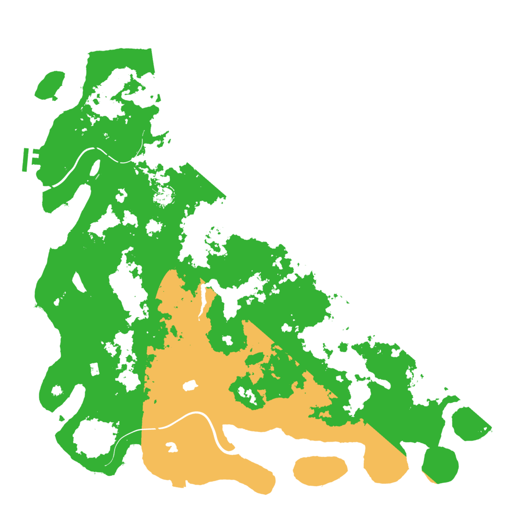 Biome Rust Map: Procedural Map, Size: 4500, Seed: 1191611364