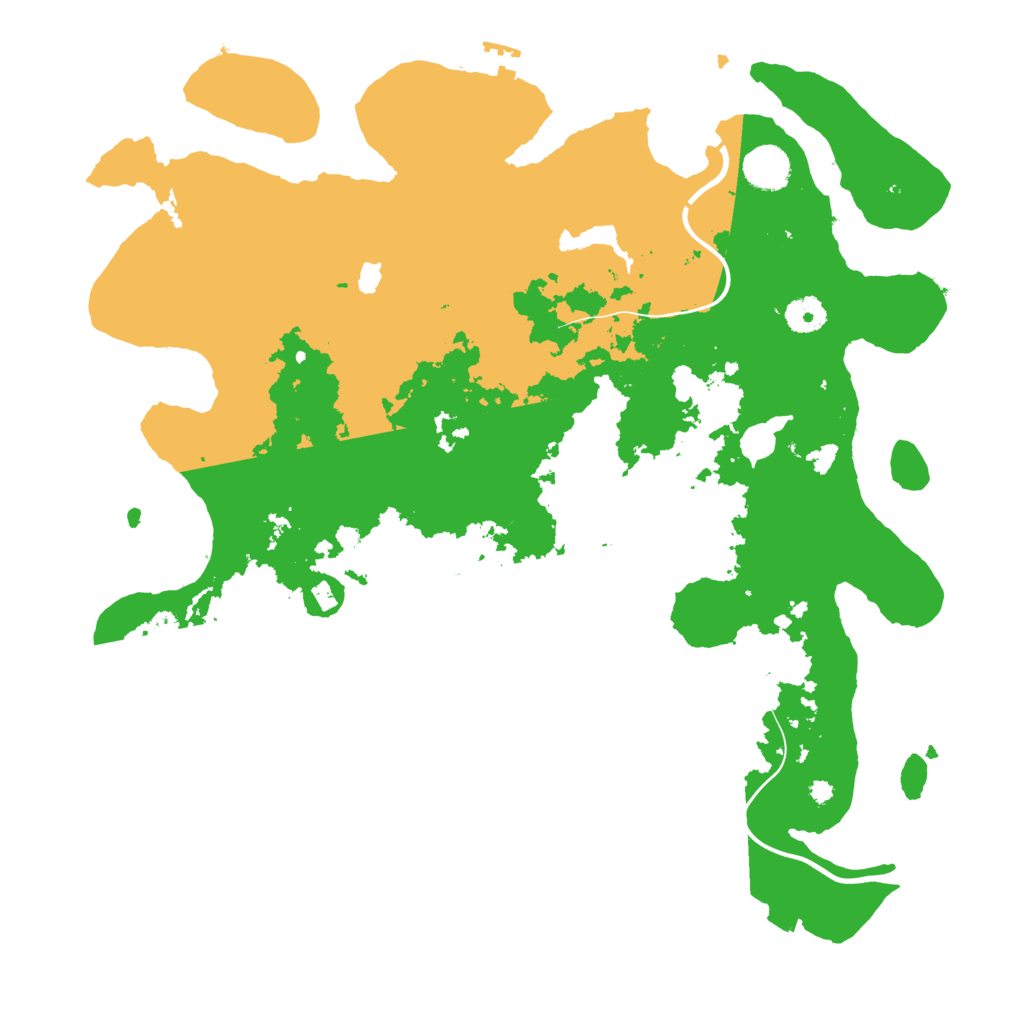 Biome Rust Map: Procedural Map, Size: 4000, Seed: 150957491