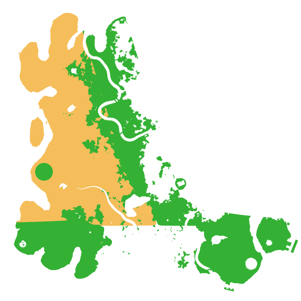 Biome Rust Map: Procedural Map, Size: 4500, Seed: 1655073193