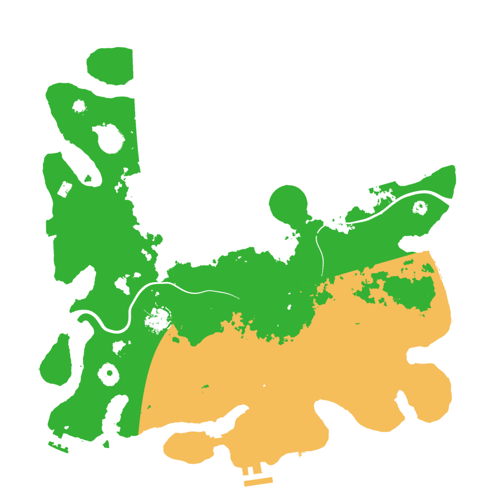 Biome Rust Map: Procedural Map, Size: 3500, Seed: 1089404238