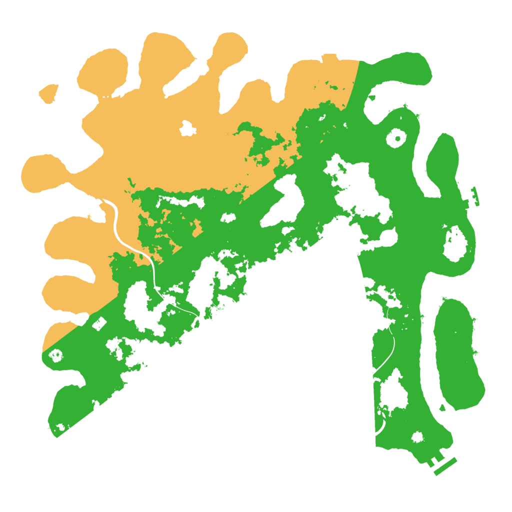 Biome Rust Map: Procedural Map, Size: 4000, Seed: 1758189344