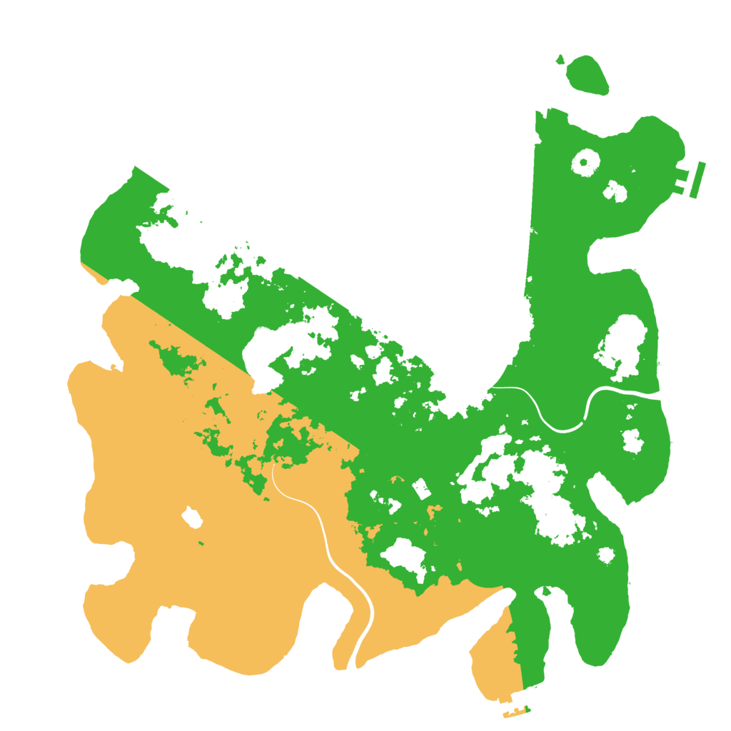 Biome Rust Map: Procedural Map, Size: 4000, Seed: 481988