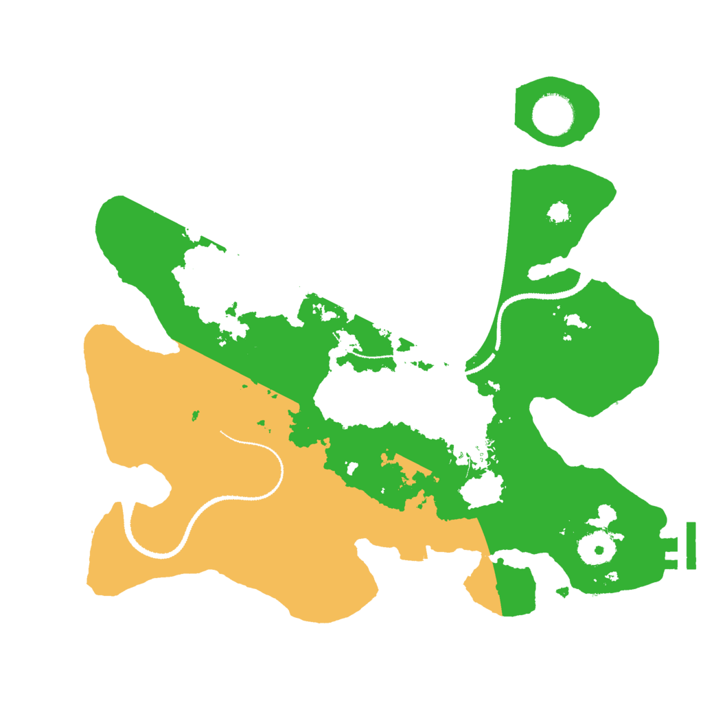 Biome Rust Map: Procedural Map, Size: 3000, Seed: 491813353