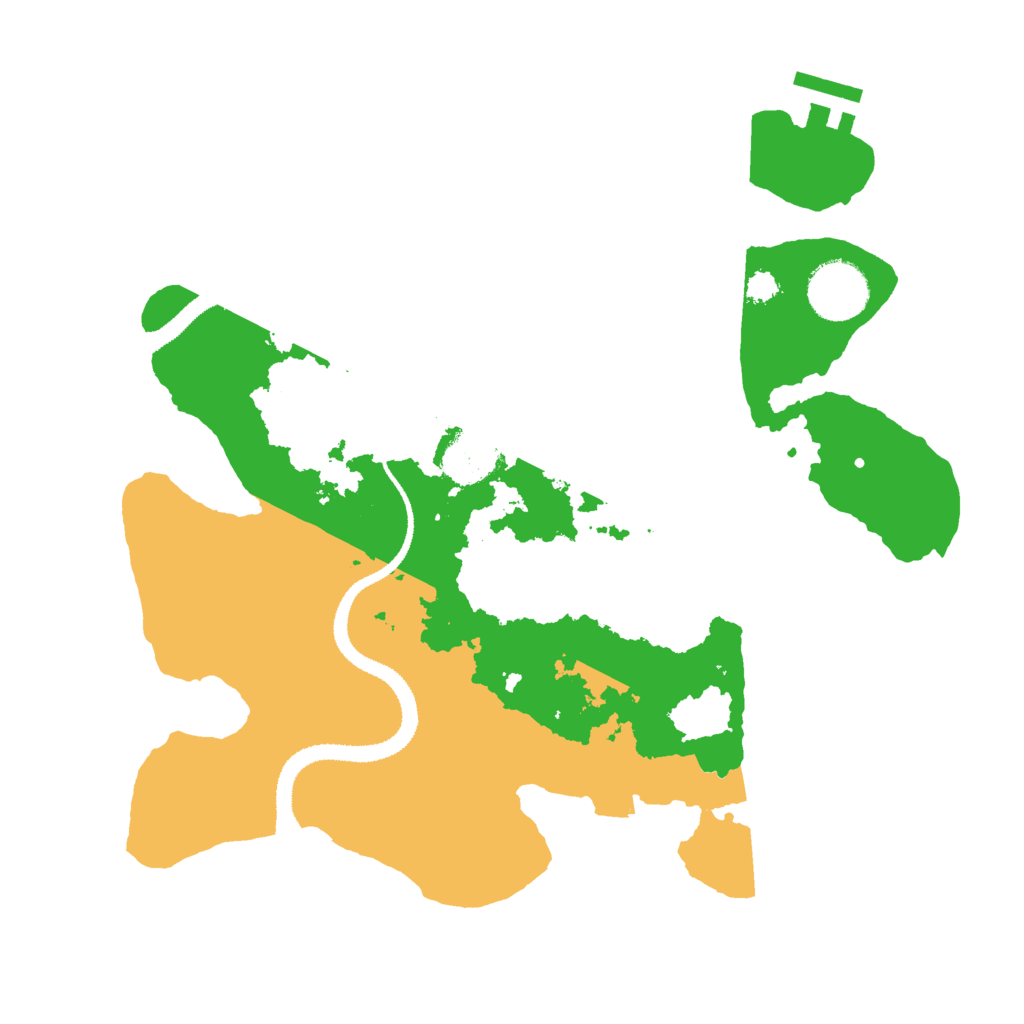 Biome Rust Map: Procedural Map, Size: 3000, Seed: 491813353