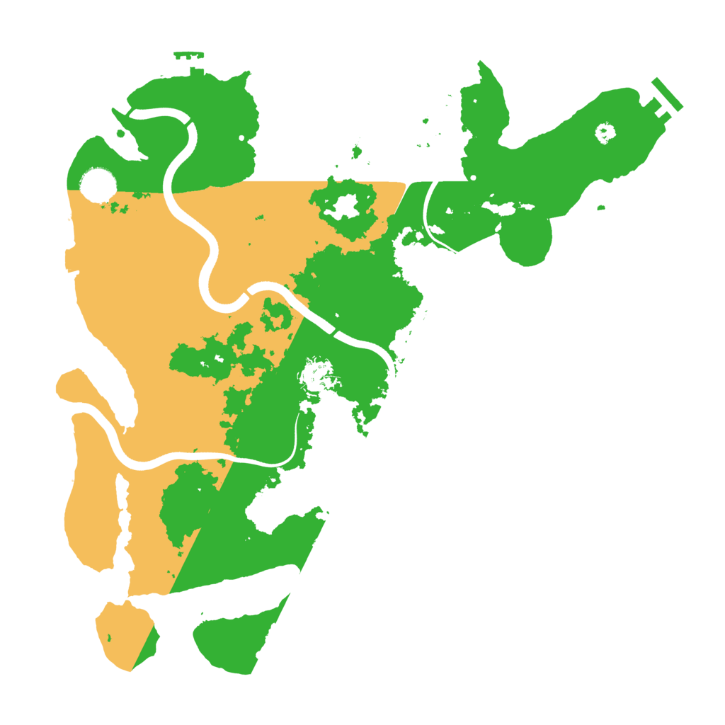 Biome Rust Map: Procedural Map, Size: 3660, Seed: 10