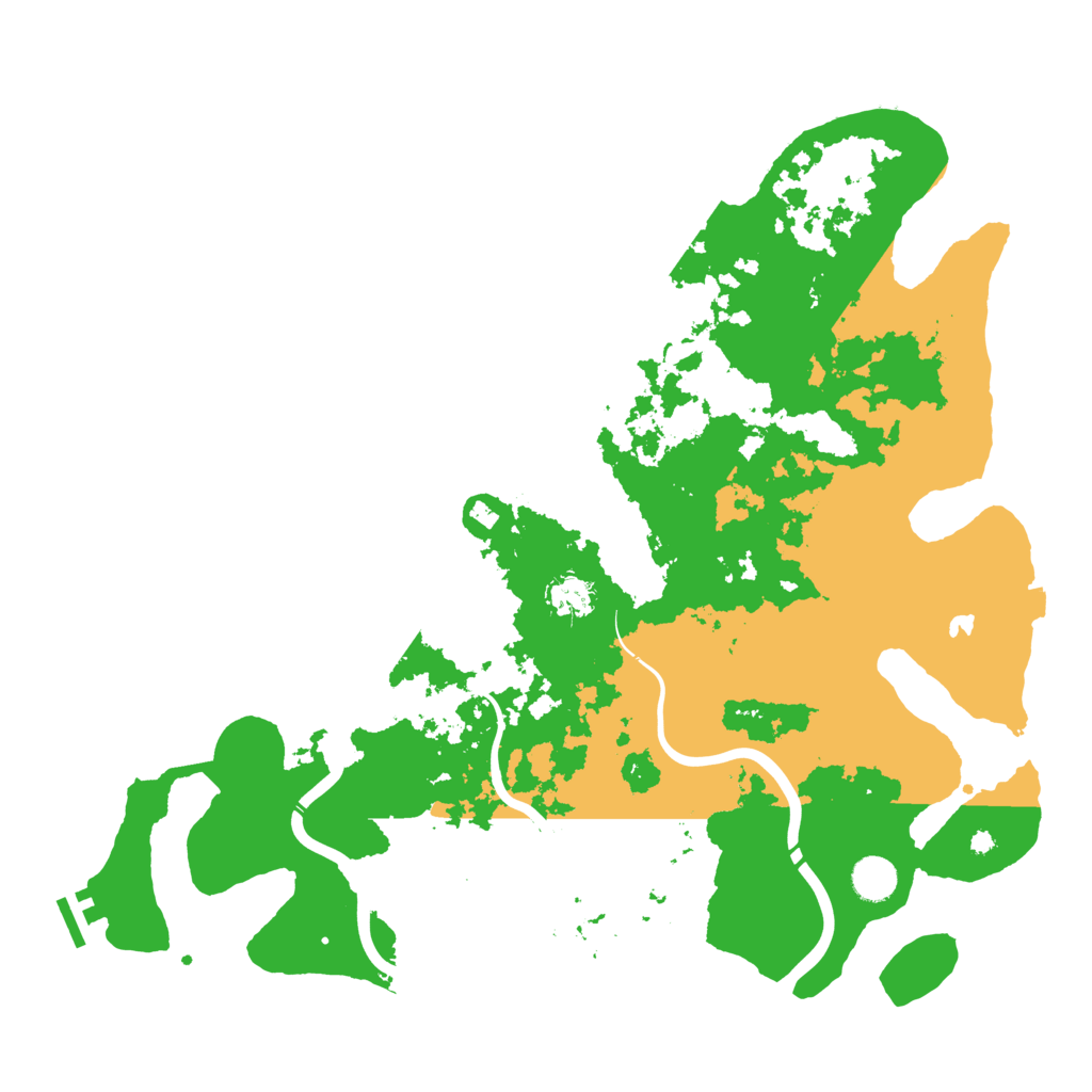 Biome Rust Map: Procedural Map, Size: 4250, Seed: 605059515