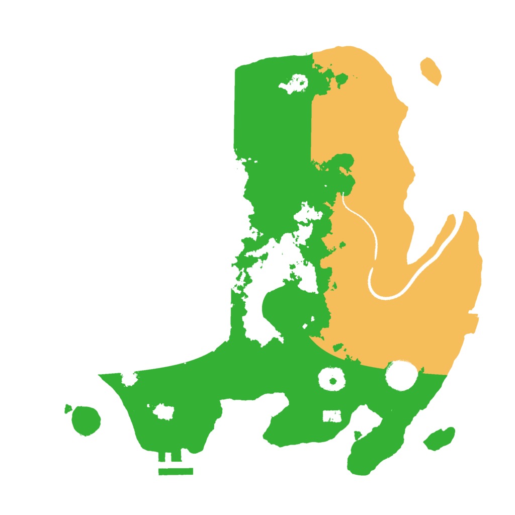 Biome Rust Map: Procedural Map, Size: 3000, Seed: 87253