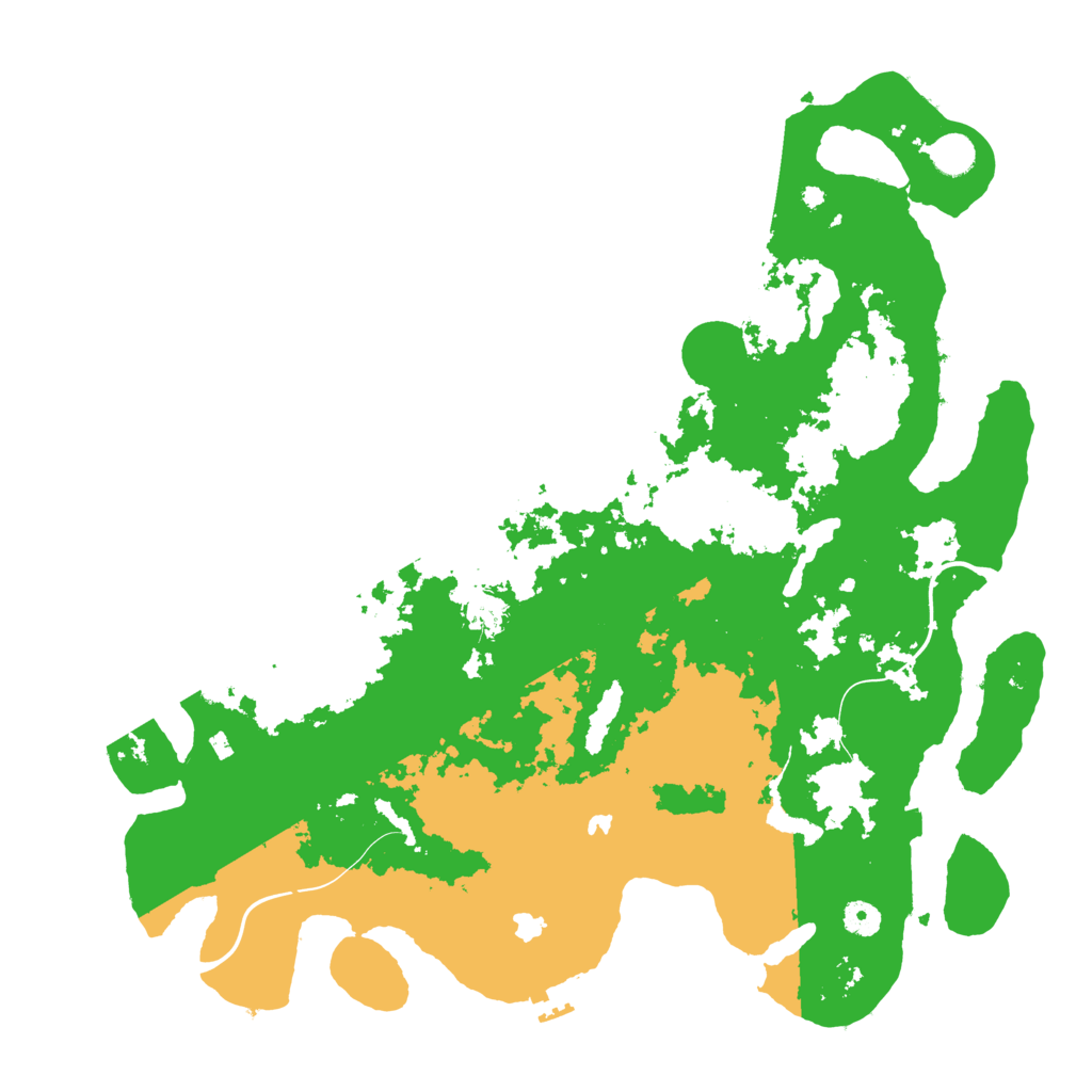 Biome Rust Map: Procedural Map, Size: 4500, Seed: 1573947222