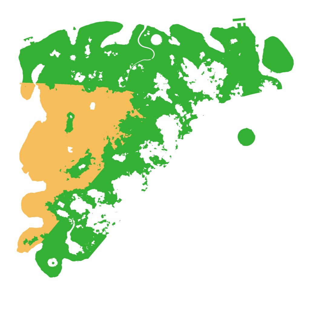 Biome Rust Map: Procedural Map, Size: 5000, Seed: 591680913