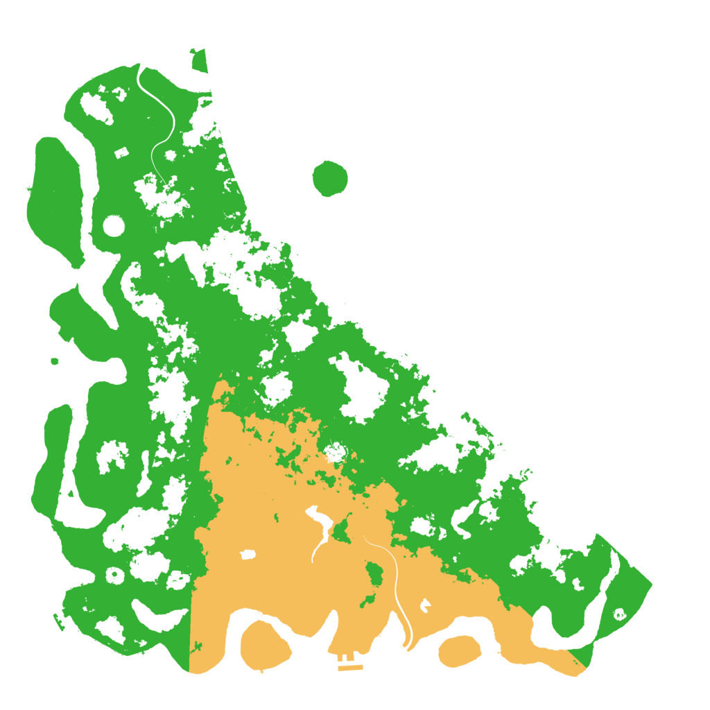 Biome Rust Map: Procedural Map, Size: 5777, Seed: 333