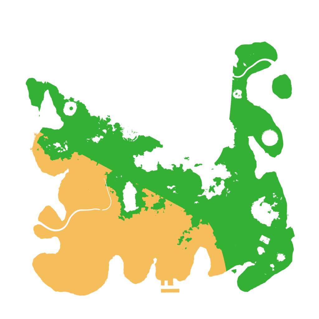 Biome Rust Map: Procedural Map, Size: 3500, Seed: 1268914899