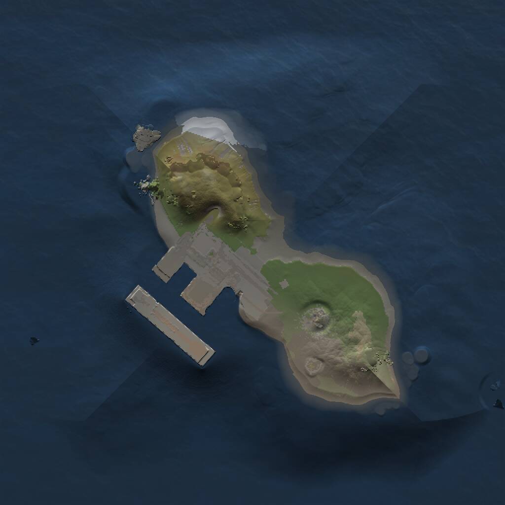 Rust Map: Procedural Map, Size: 1000, Seed: 1654457238, 2 Monuments