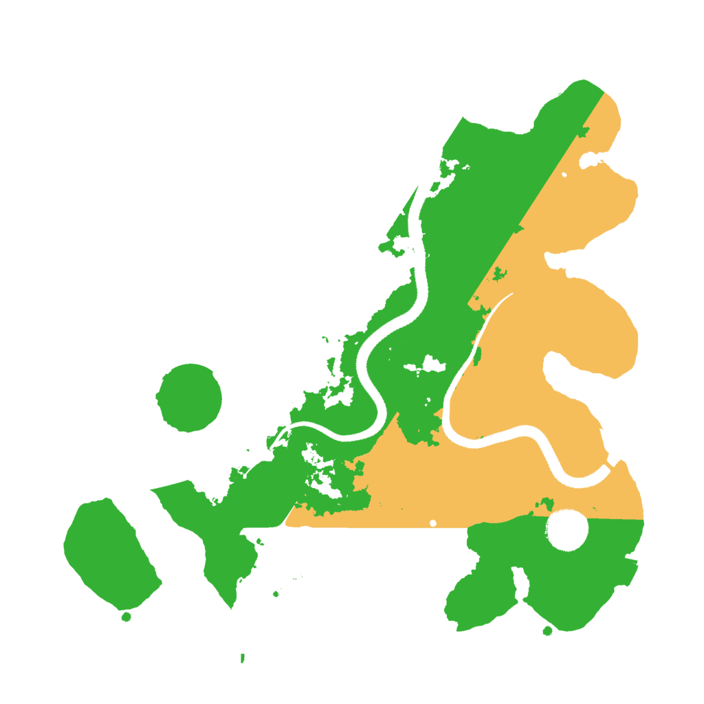 Biome Rust Map: Procedural Map, Size: 3000, Seed: 791848310