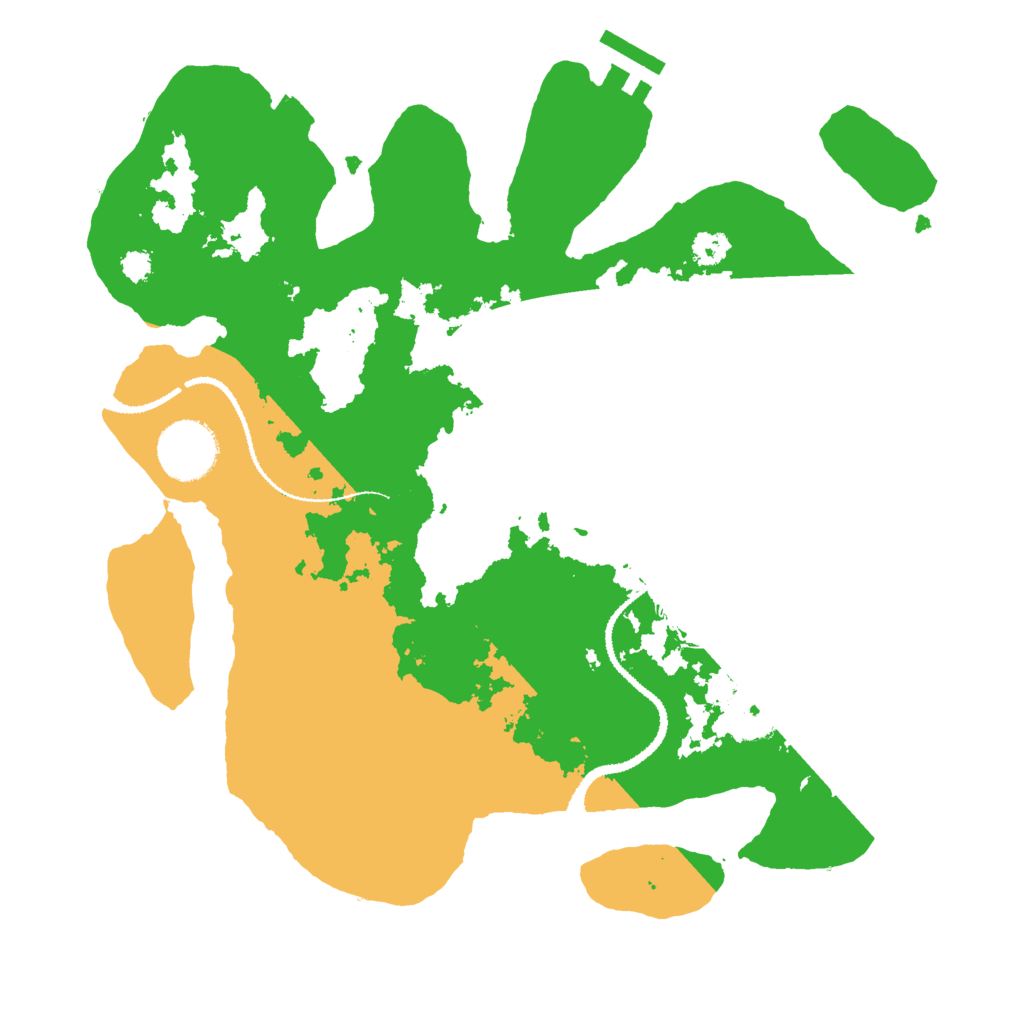 Biome Rust Map: Procedural Map, Size: 3000, Seed: 3745687