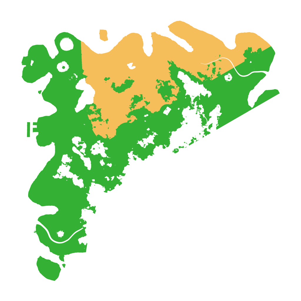Biome Rust Map: Procedural Map, Size: 4077, Seed: 9