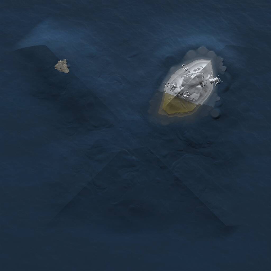 Rust Map: Procedural Map, Size: 1000, Seed: 739339085, 1 Monuments