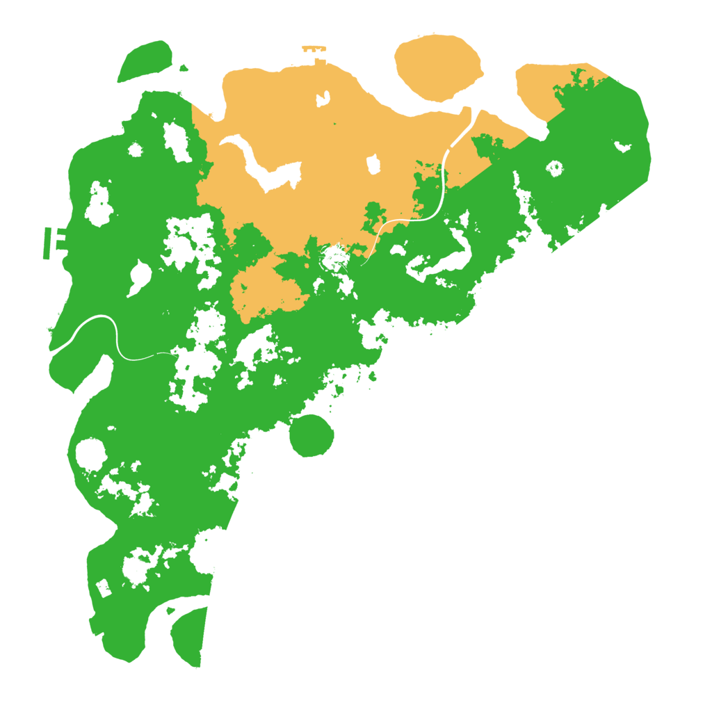 Biome Rust Map: Procedural Map, Size: 4500, Seed: 707344495