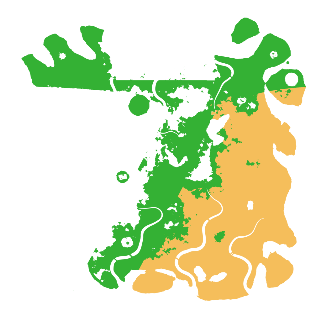 Biome Rust Map: Procedural Map, Size: 4300, Seed: 817719470