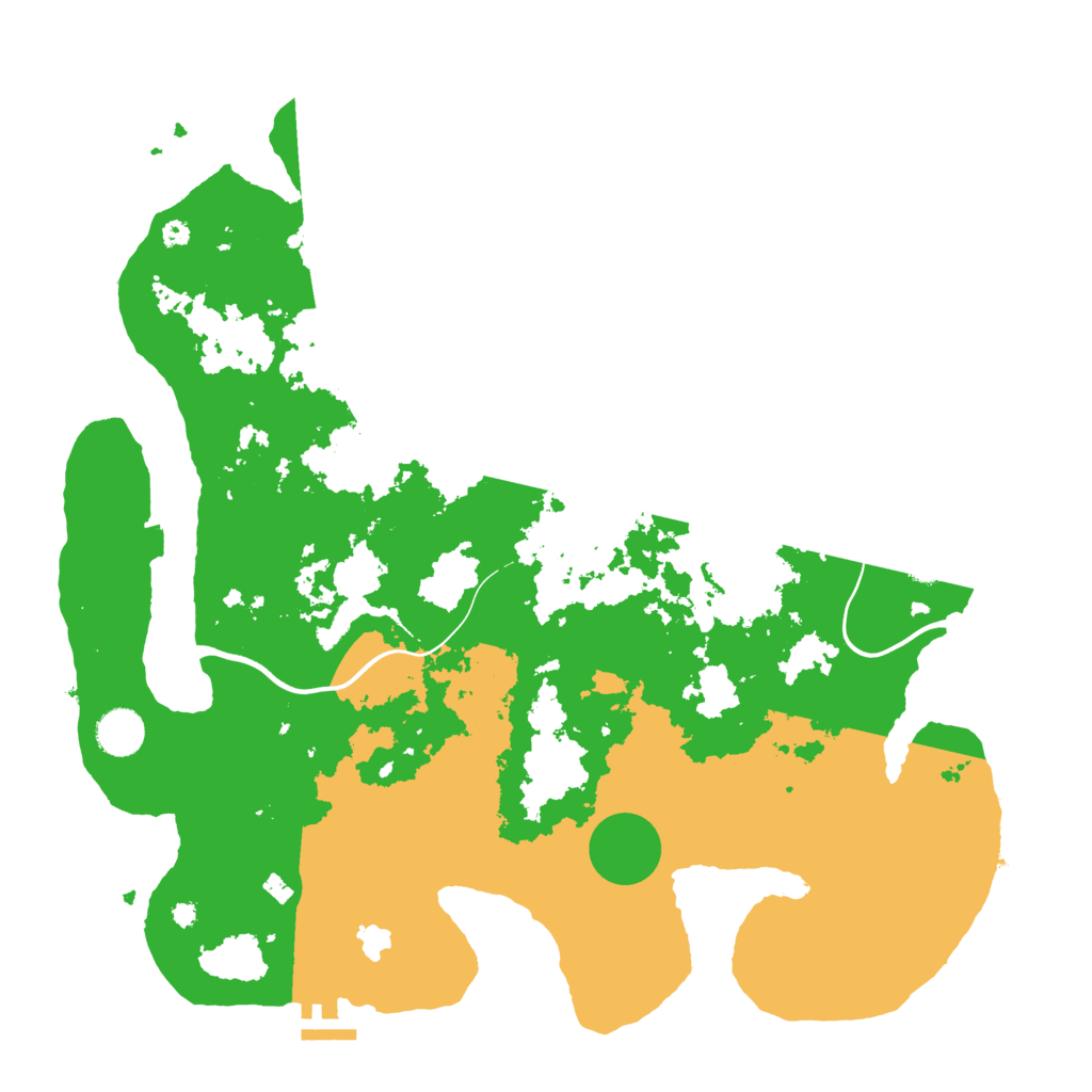 Biome Rust Map: Procedural Map, Size: 4000, Seed: 481994
