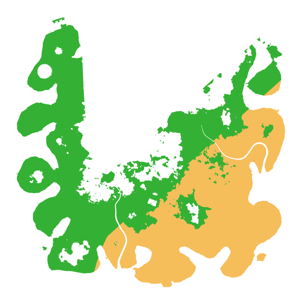 Biome Rust Map: Procedural Map, Size: 3750, Seed: 1143573871