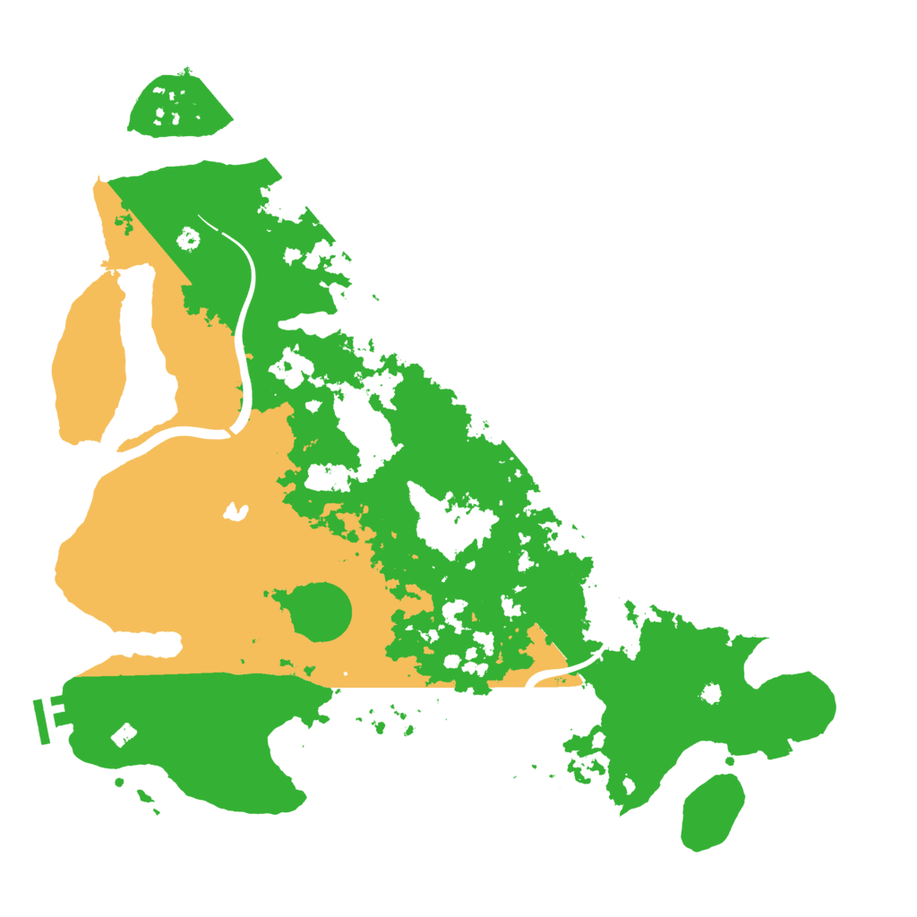 Biome Rust Map: Procedural Map, Size: 4085, Seed: 1234567890