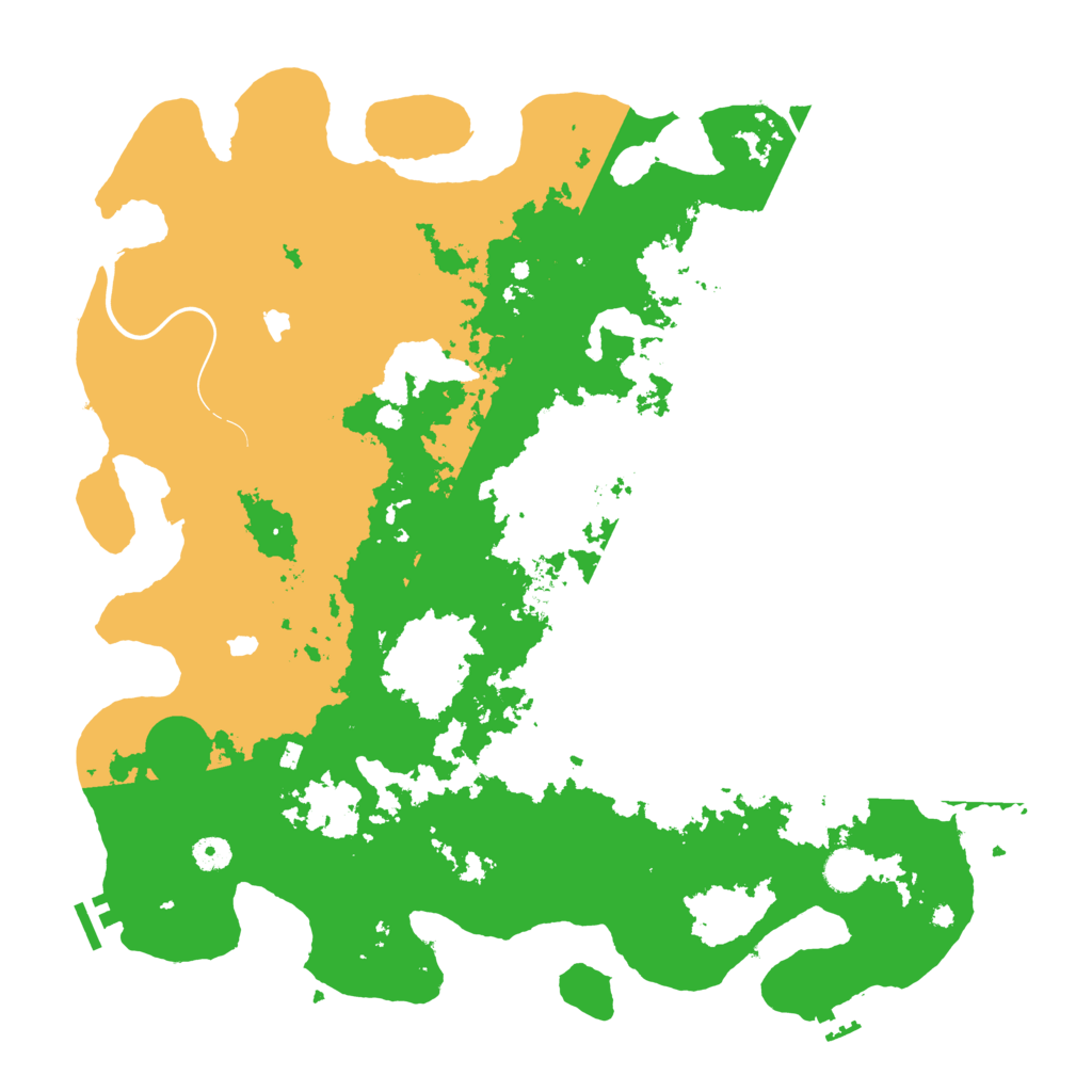 Biome Rust Map: Procedural Map, Size: 4500, Seed: 2010756800