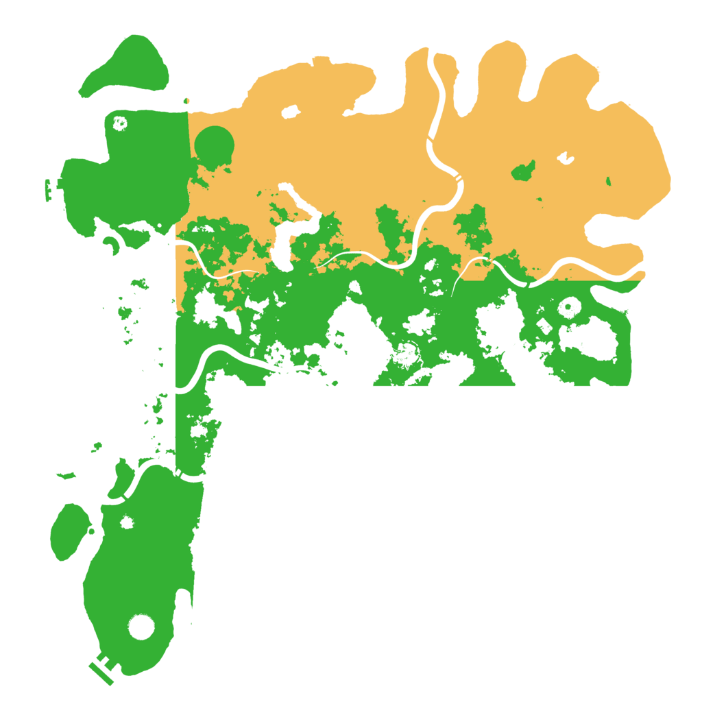 Biome Rust Map: Procedural Map, Size: 4800, Seed: 998798