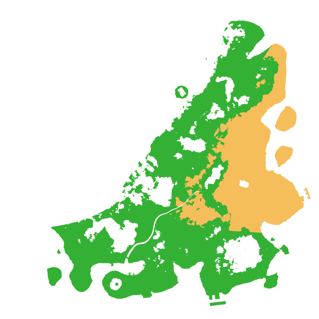 Biome Rust Map: Procedural Map, Size: 4050, Seed: 1037615466
