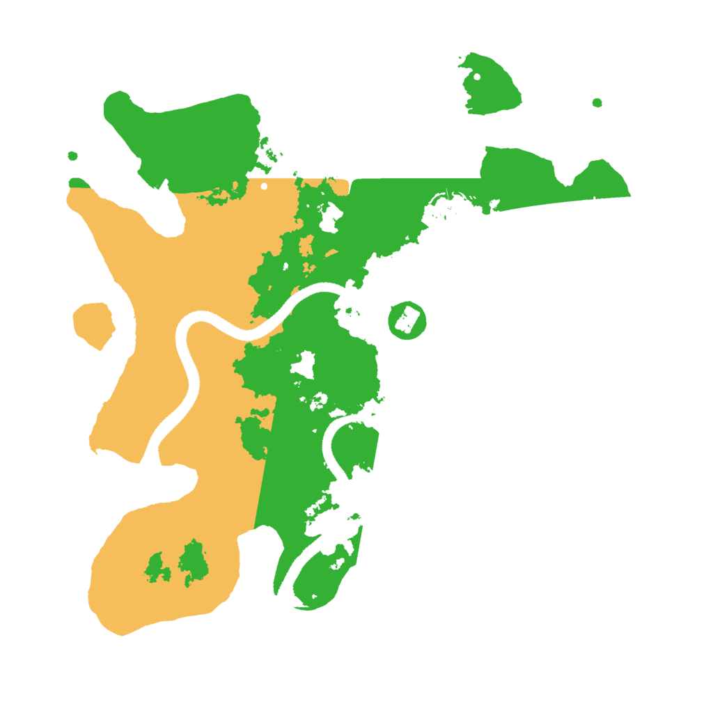 Biome Rust Map: Procedural Map, Size: 3000, Seed: 10634