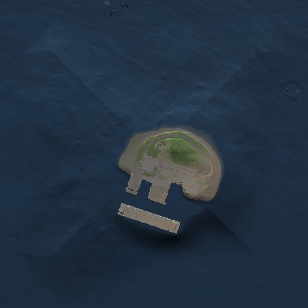 Rust Map: Procedural Map, Size: 1000, Seed: 1276369429, 2 Monuments