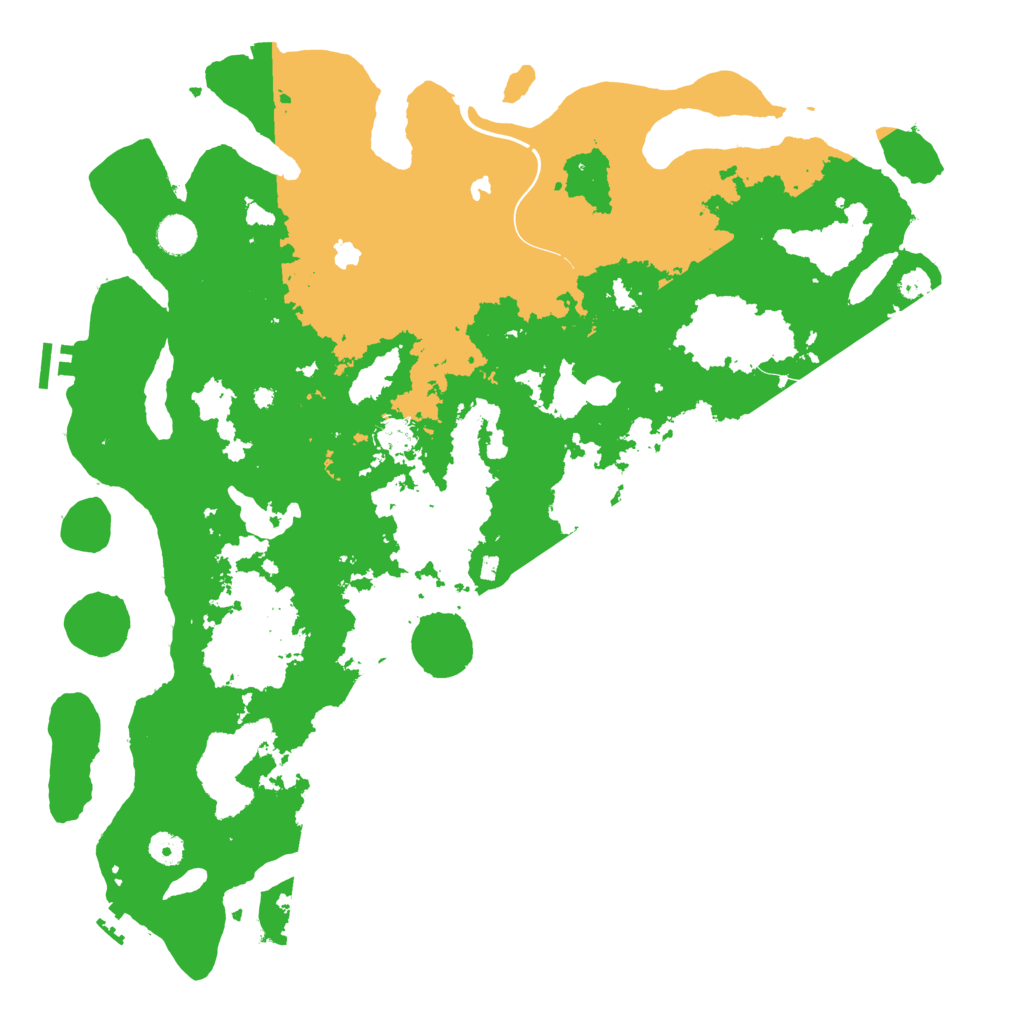 Biome Rust Map: Procedural Map, Size: 4500, Seed: 1394512394