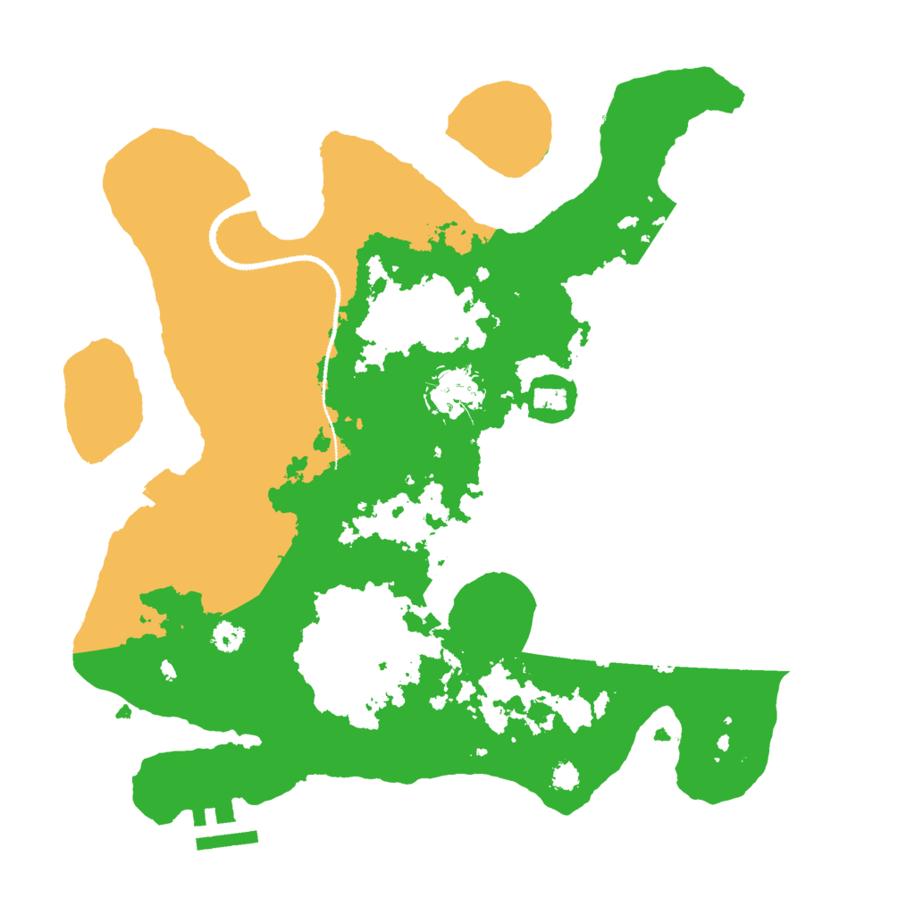 Biome Rust Map: Procedural Map, Size: 3000, Seed: 5614