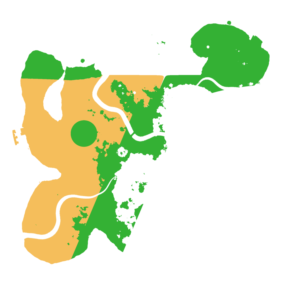 Biome Rust Map: Procedural Map, Size: 3000, Seed: 175981952