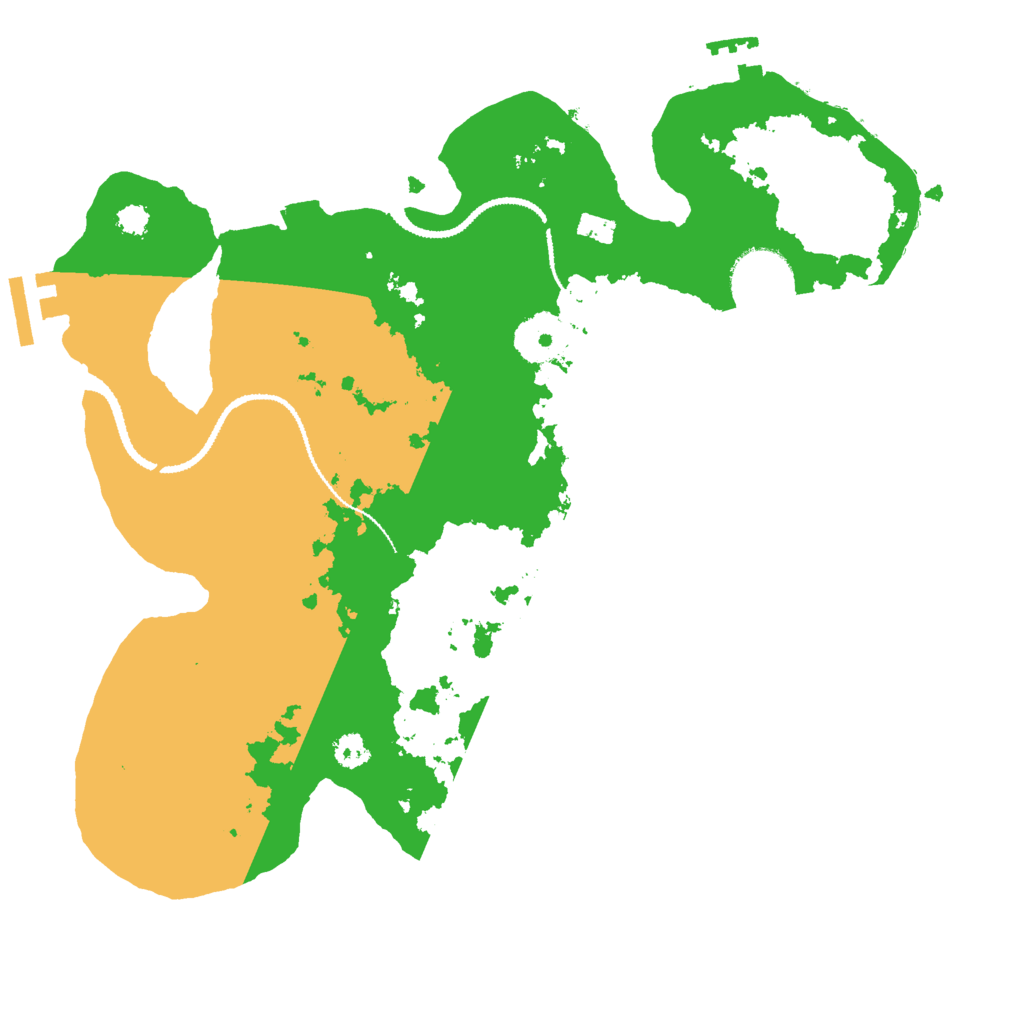 Biome Rust Map: Procedural Map, Size: 3000, Seed: 175981952