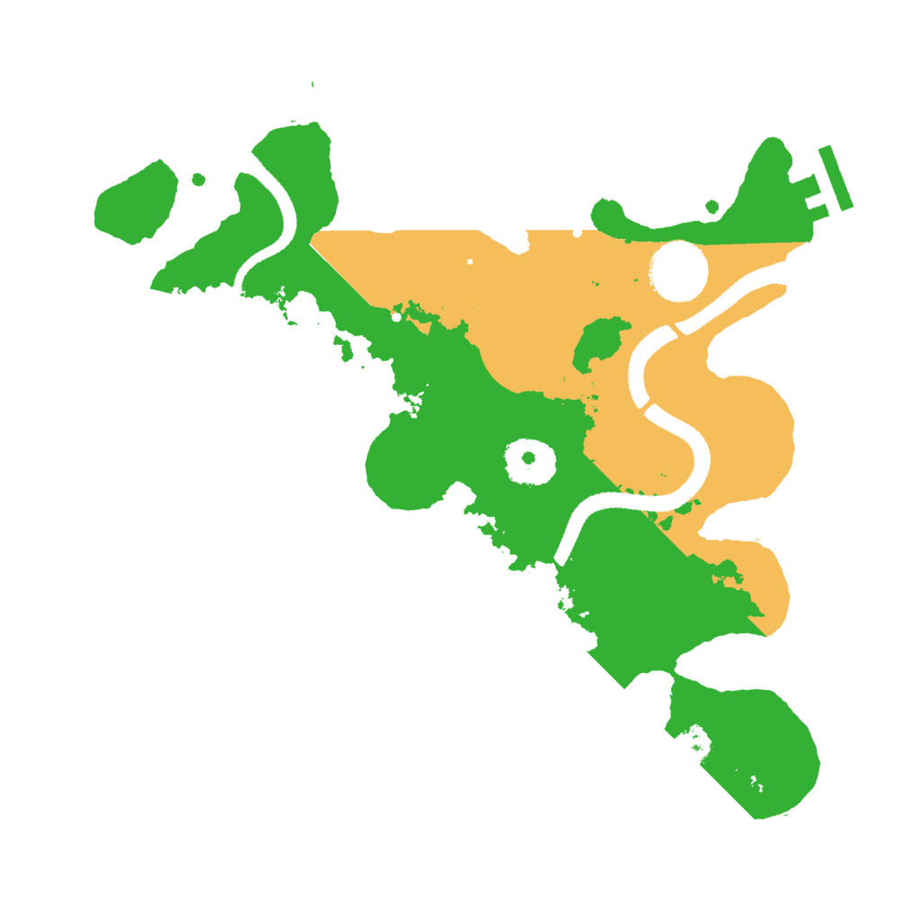 Biome Rust Map: Procedural Map, Size: 2800, Seed: 353304111