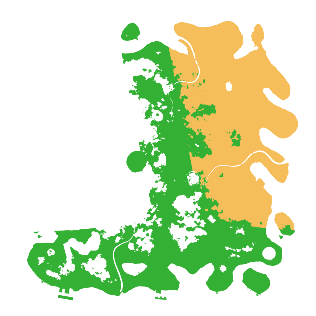 Biome Rust Map: Procedural Map, Size: 4250, Seed: 268264023