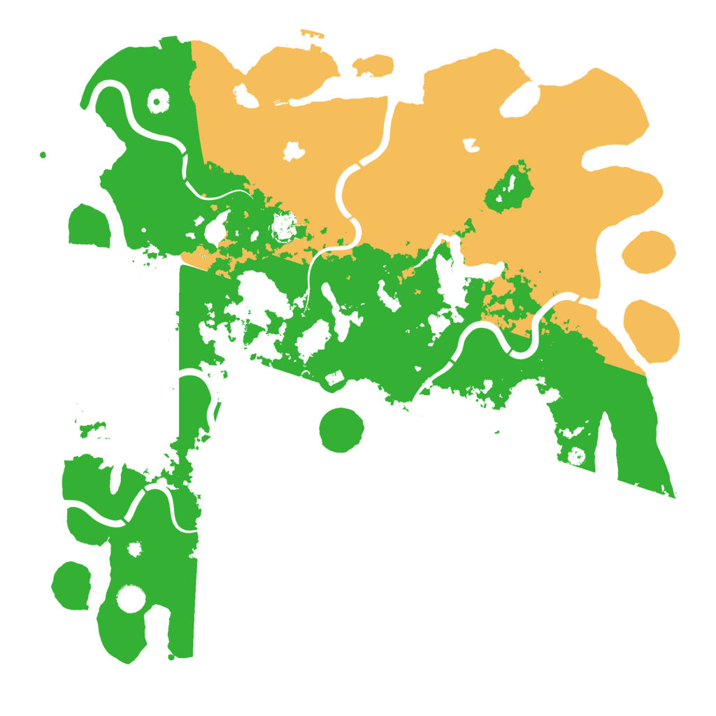 Biome Rust Map: Procedural Map, Size: 4500, Seed: 2085024607
