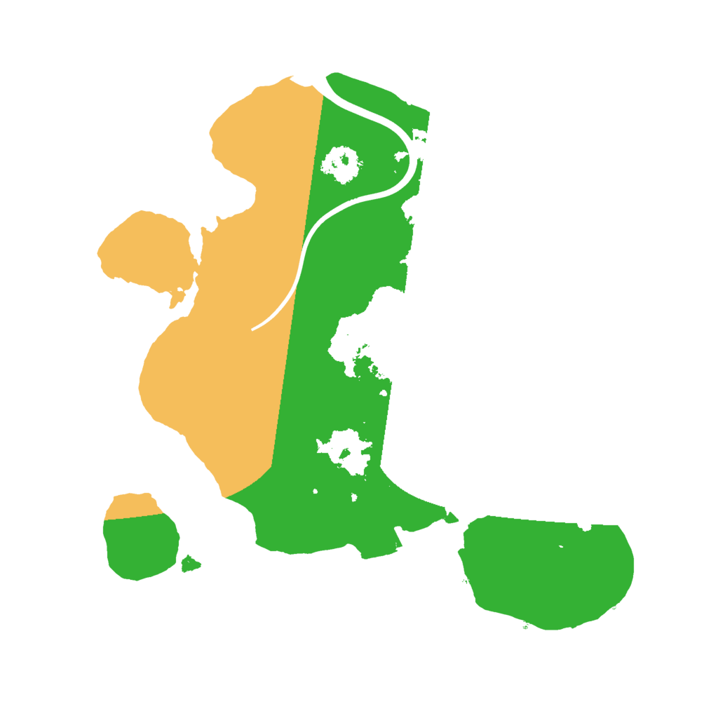 Biome Rust Map: Procedural Map, Size: 2000, Seed: 1218489574